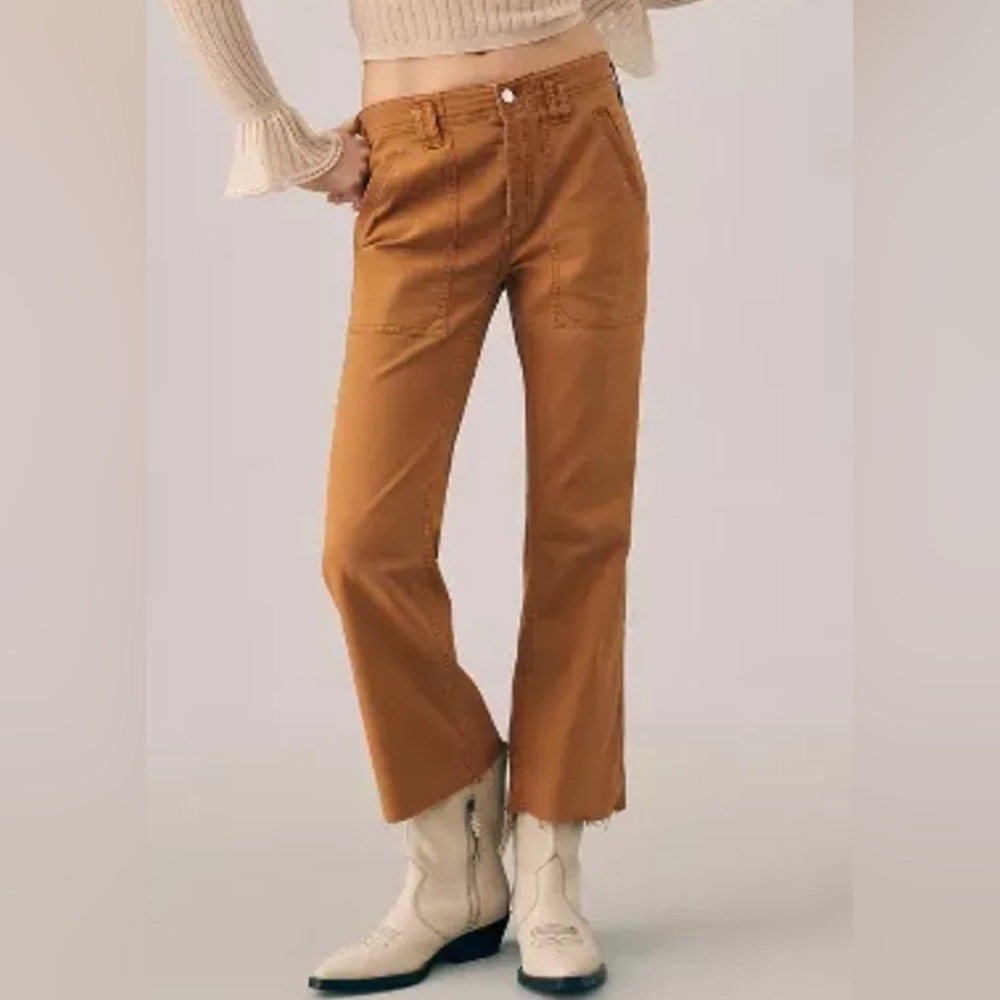 Anthropologie Yaya Pilcro Mid Rise Crop Flare. Size 30
